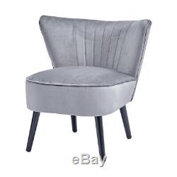 Occasional Dining Chair Sofa Chair Living Room Bedroom Fireside Wing back Grey