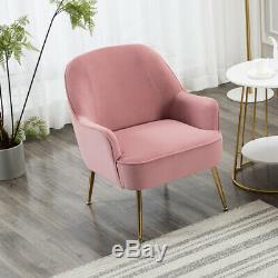 Occasional Velvet Nordic Armchair Tub Chair Living Bedroom Sofa Lounge Fireside