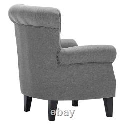 Orthopedic Upholstered Button Back Fireside Leisure Chair Anne Queen Armchair