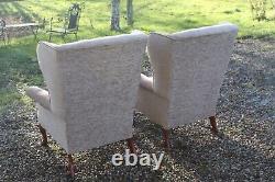 Pair of Parker Knoll wingback armchairs, Parker knoll fireside chairs, easy chairs