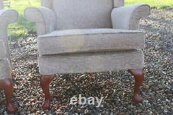 Pair of Parker Knoll wingback armchairs, Parker knoll fireside chairs, easy chairs