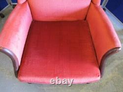 Parker Knoll Froxfield Armchair, Wingback, Plush Red High Back Fireside Chair