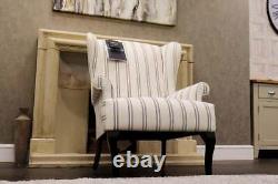 Parker Knoll Penshurst Pendlebury Regency Stripe Wing Back Fireside Chair