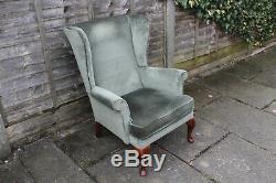 Parker Knoll Wing Back Pk 720 High Back Armchair Fire Side Upholstery Vgc