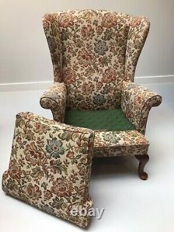 Parker Knoll vintage sprung fireside wingback armchair excellent condition