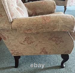 Quality Sherborne Brompton Fireside Queen Anne Wing-back Low Seat Chair BARGAIN