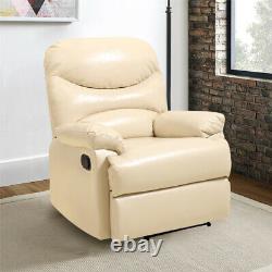 Recliner Armchair Wing Back Fireside Check Velvet Sofa Chair Lounge Cinema Chair