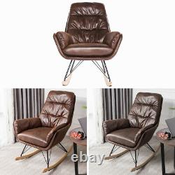 Rocking Chair Recliner Armchair Corner Fireside Resting Rocker Sofa Upholstered