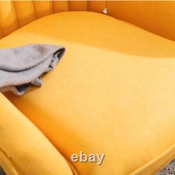 Scallop Back Chair Wingback Fireside Armchair Snuggle Sofa Lounge Coffee Seat