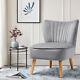 Scallop Shell Armchair Chesterfield Wing Back Chair Fireside Lounge Single Sofa