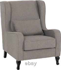 Sherborne Fireside Chair Grey Fabric