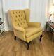 Stunning Vintage Antique Wingback Fireside Armchair In Fantastic Condition