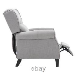 Tartan Recliner Armchair Lounge Seat Wingback Occasional Fireside Chair Fabric