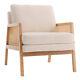 Teddy Fleece Tub Chair Rattan Wingback Armchair Accent Chairs Sofa Fireside Seat