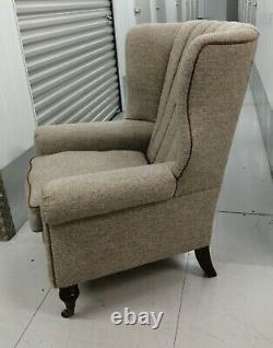 Tetrad Harris Tweed'dunmore' Wing Back Chair, Fireside, Wingback