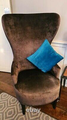 Unique High Back Fire Side Wing Back Chair
