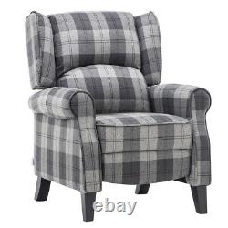 Upholstered Orthopedic Fireside Reclining Armchair Chair Sofa Seat Sleeper Bed