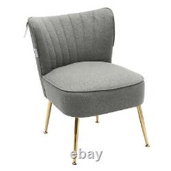 Upholstered Velvet Oyster Shell Wingback Armchair Tub Chair Fireside Sofa Lounge