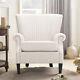 Velvet Shell Back Accent Chair Single Sofa Padded Fireside Armchair Lounge Seat