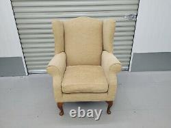 Vintage Laura Ashley Denbigh Fabric Wingback Chair Wing Back, Fireside 1 Of 2