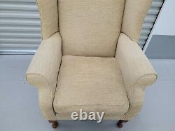 Vintage Laura Ashley Denbigh Fabric Wingback Chair Wing Back, Fireside 1 Of 2