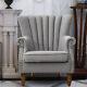 Vintage Occasional Wing Back Fabric Armchair Fireside Accent Chair Sofa Bedroom