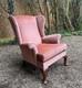 Vintage Parker Knoll Penshurst Pk 720- Mk 3 Wingback Fireside Salmon Armchair