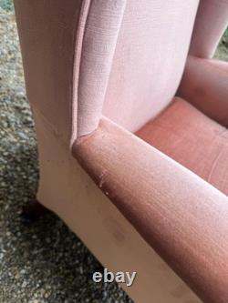 Vintage Parker Knoll Penshurst PK 720- MK 3 Wingback Fireside Salmon Armchair