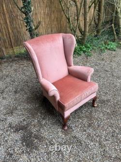 Vintage Parker Knoll Penshurst PK 720- MK 3 Wingback Fireside Salmon Armchair