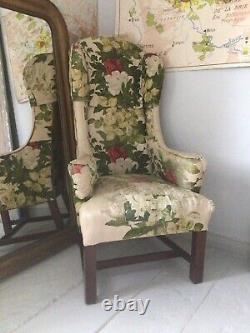 Vintage Wingback Fireside Armchair