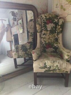 Vintage Wingback Fireside Armchair