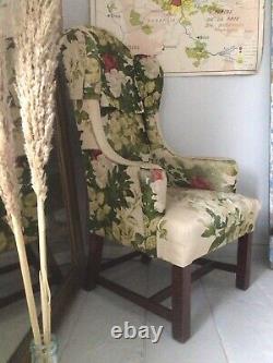 Vintage Wingback Fireside Armchair