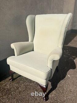 Vintage parker knoll wingback fireside chair