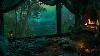 Watching Storms At Sea From A Cozy Room With Fireplace Rain And Thunder Sounds Help Relax Sleep