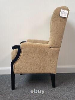Wentwood Beige High Wingback Armchair Fireside Chair Seat Mobility Back Support