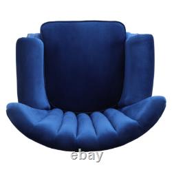 Wing Back Armchair Retro Tufted Back Accent Chair Queen Anne Sofa Fireside Chair