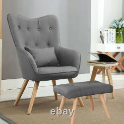 Wing Back Butterfly High Back Chair Occasional Fireside Lounge Tub Sofa Armchair