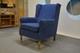 Wing Back Chair Blue Fabric Sofa.com Duke Armchair Fireside Accent Traditional
