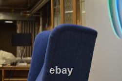 Wing Back Chair Blue Fabric Sofa.com Duke Armchair Fireside Accent Traditional