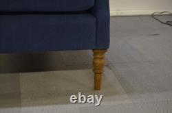 Wing Back Chair Blue Fabric Sofa.com Duke Armchair Fireside Accent Traditional