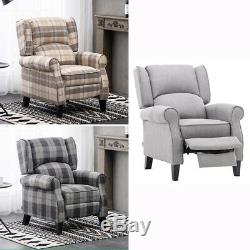 Wing High Back Fireside Lounge Tub Sofa Recliner Chair Armchair Sleep Function