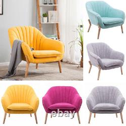 Wingback Bedroom Fireside Fabric Armchair Side Sofa Lounge Occasional Chair Seat