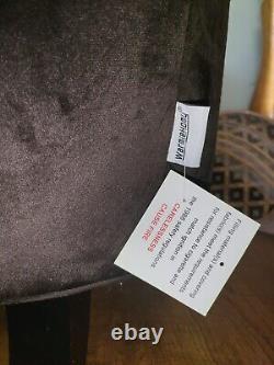 X2 Velvet Linen High Wing Back Armchair Studded Fireside Tub Chair Accent Chairs
